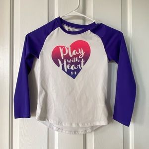 Girls Under Armour Shirt Size 6